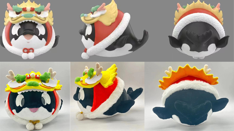 custom-made plush figures